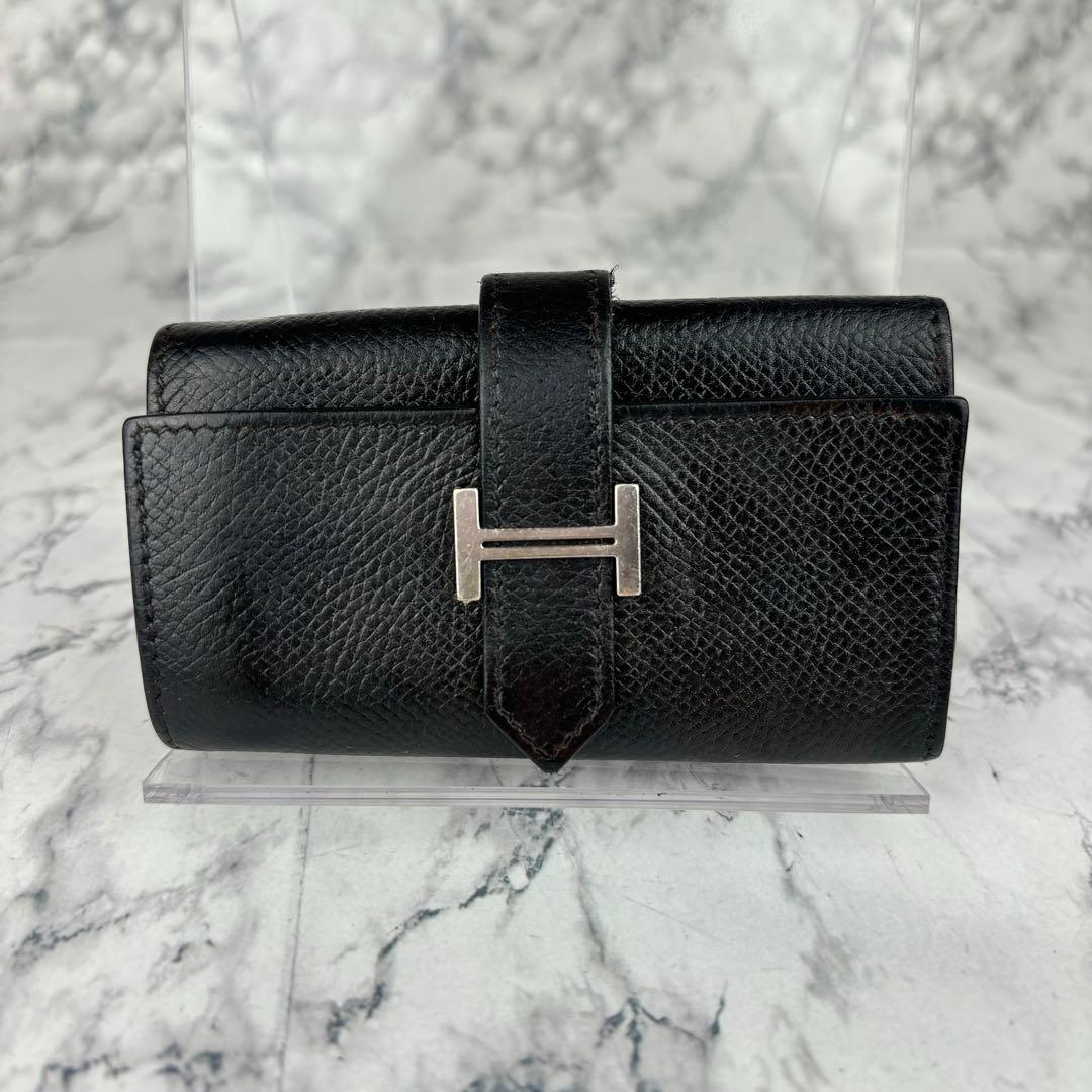 92 HERMES エルメス　べアン　キーケース　J刻印