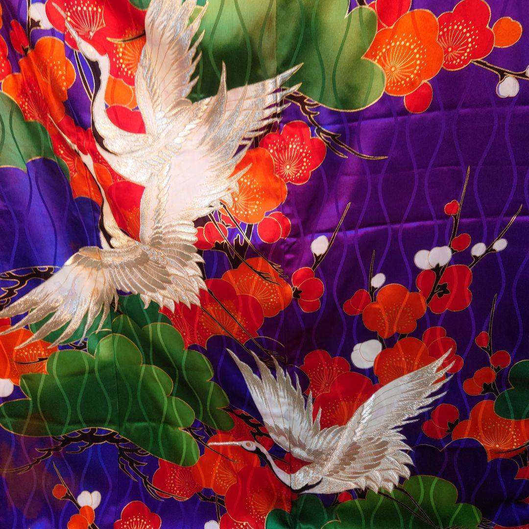 振袖正絹袷比翼仕立昭和アンティーク品