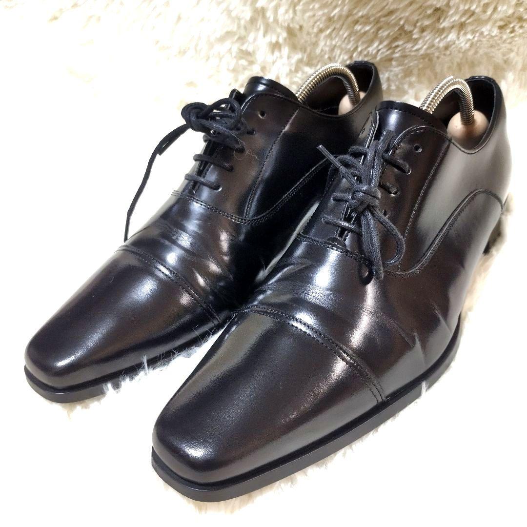 REGAL リーガル ストレートチップ ブラック 黒 内羽根 25cm ビジネス