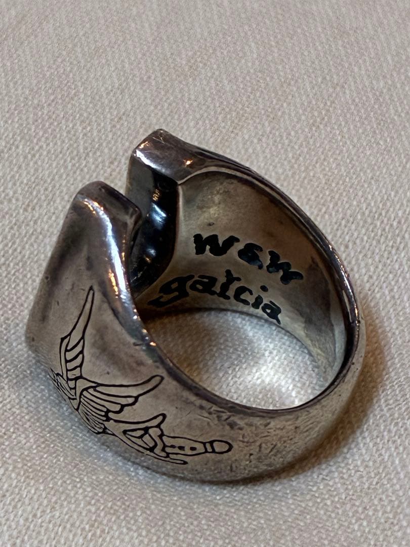 galcia×warp&woofホースシューリング　シルバー925