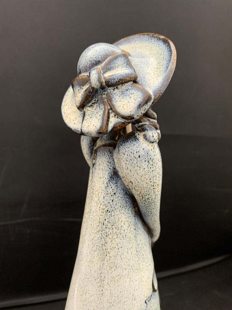 布引焼　女性　陶芸　置物　オブジェ