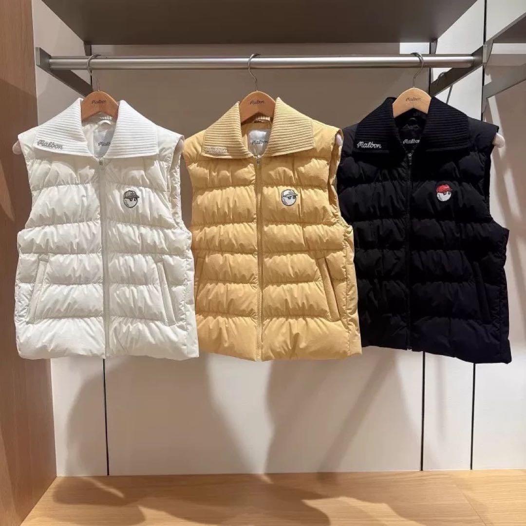 マルボンゴルフウェア　トップス　ノースリーブダウンベスト