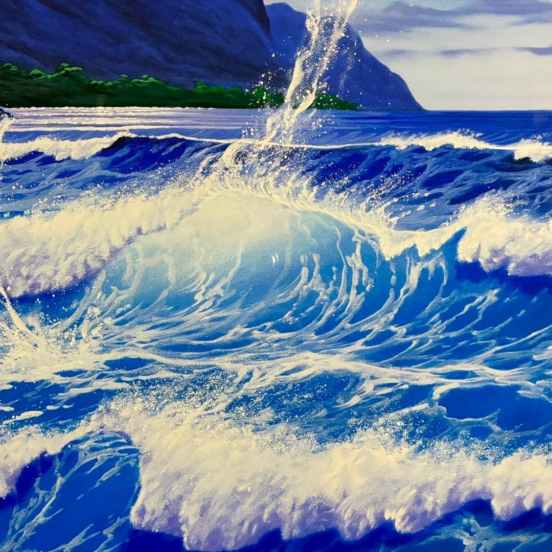 美品 キモ KIMO「ムーンライトロマンス」シルクスクリーン 大作 直筆サイン入