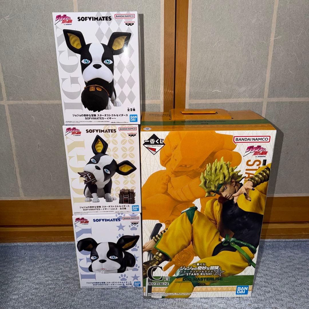 ジョジョの奇妙な冒険 イギー　DIO フィギュアセット