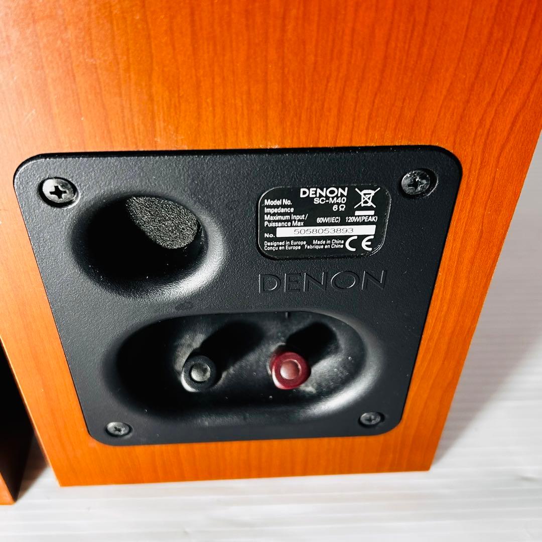 【美品】Denon SC-M40 チェリースピーカー　ペア