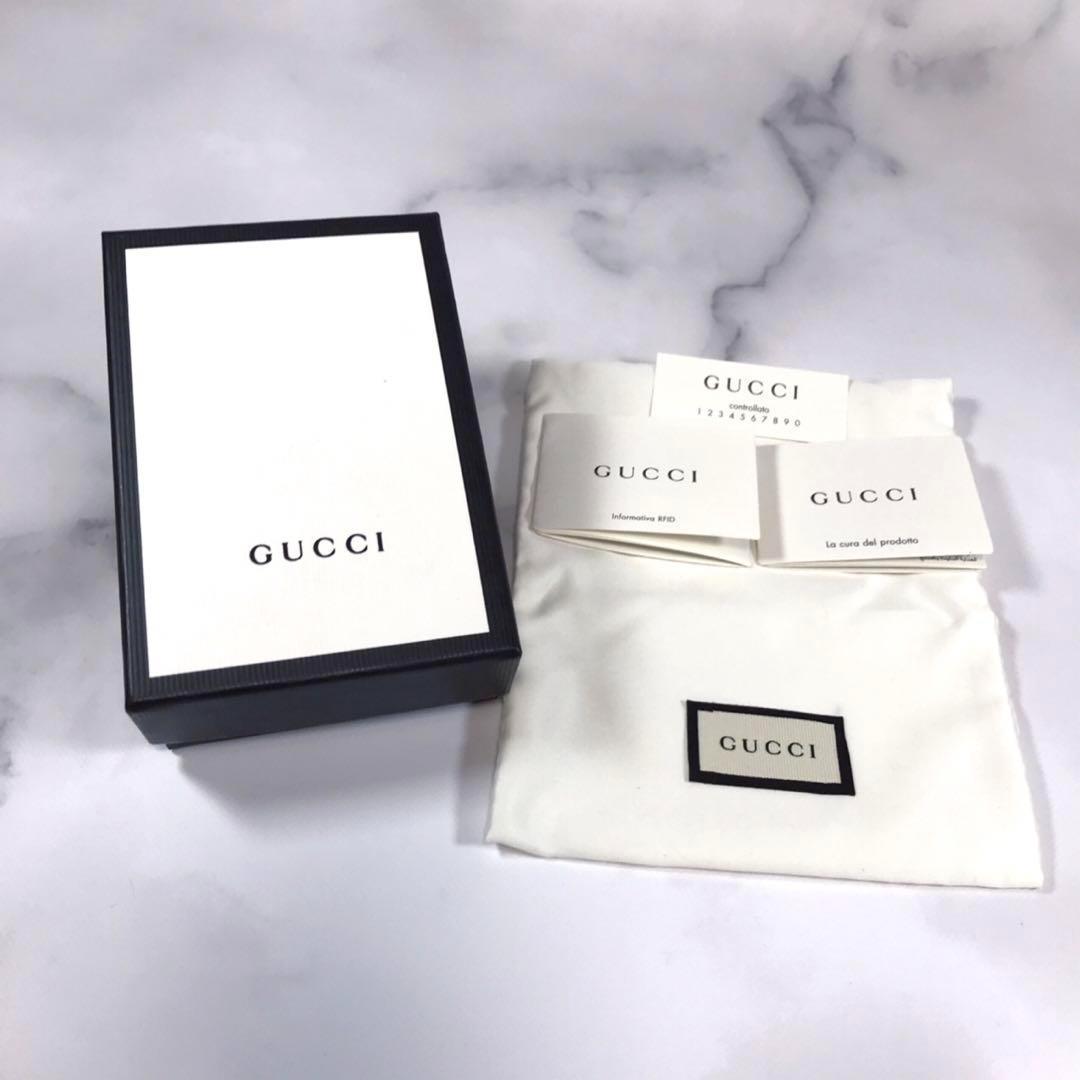 極美品　グッチ　キーケース　6連　マイクロシマ　 GG柄　ブラック