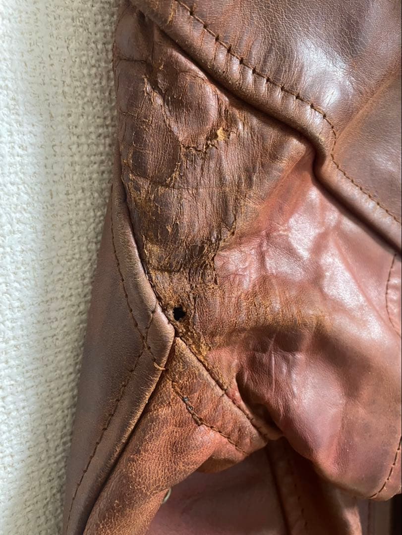 Miuller様 エアロレザー　ハイウェイマン　ホースハイド　size40