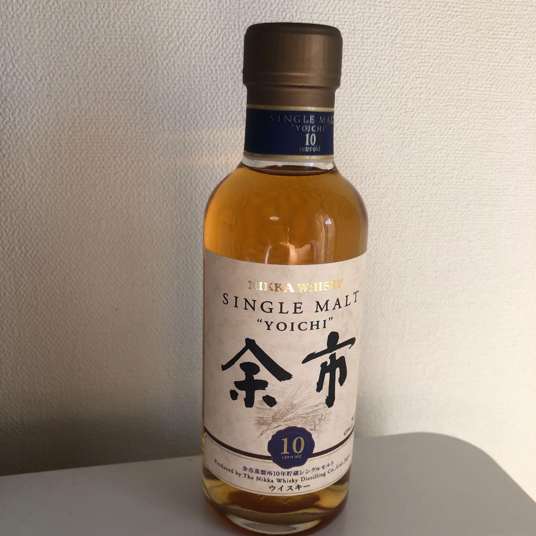 【新品】ニッカ シングルモルトウイスキー 余市10年 180ml