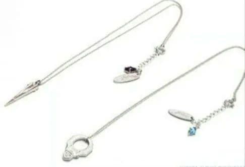 蒼穹のファフナー 真壁一騎 皆城総士 ネックレス シルバー ブロマイド 非売品