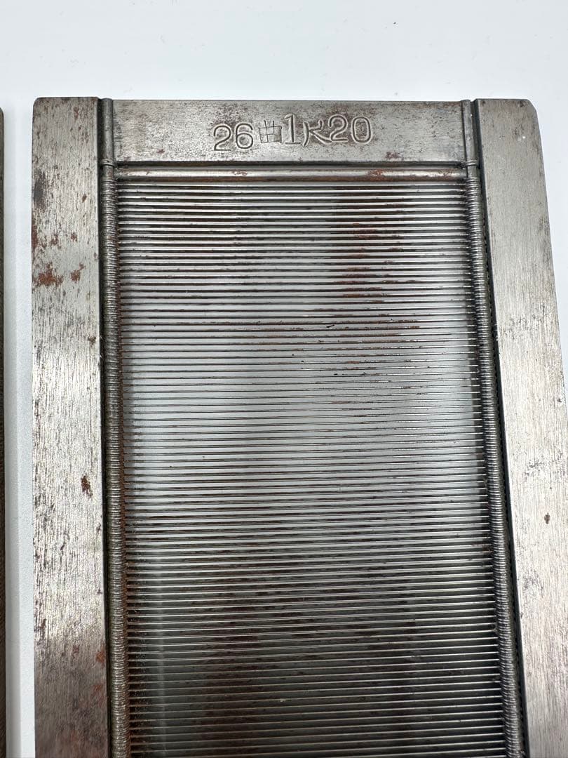 筬 おさ 機織り 手織り 用具　金属　中古　錆あり　4つセット