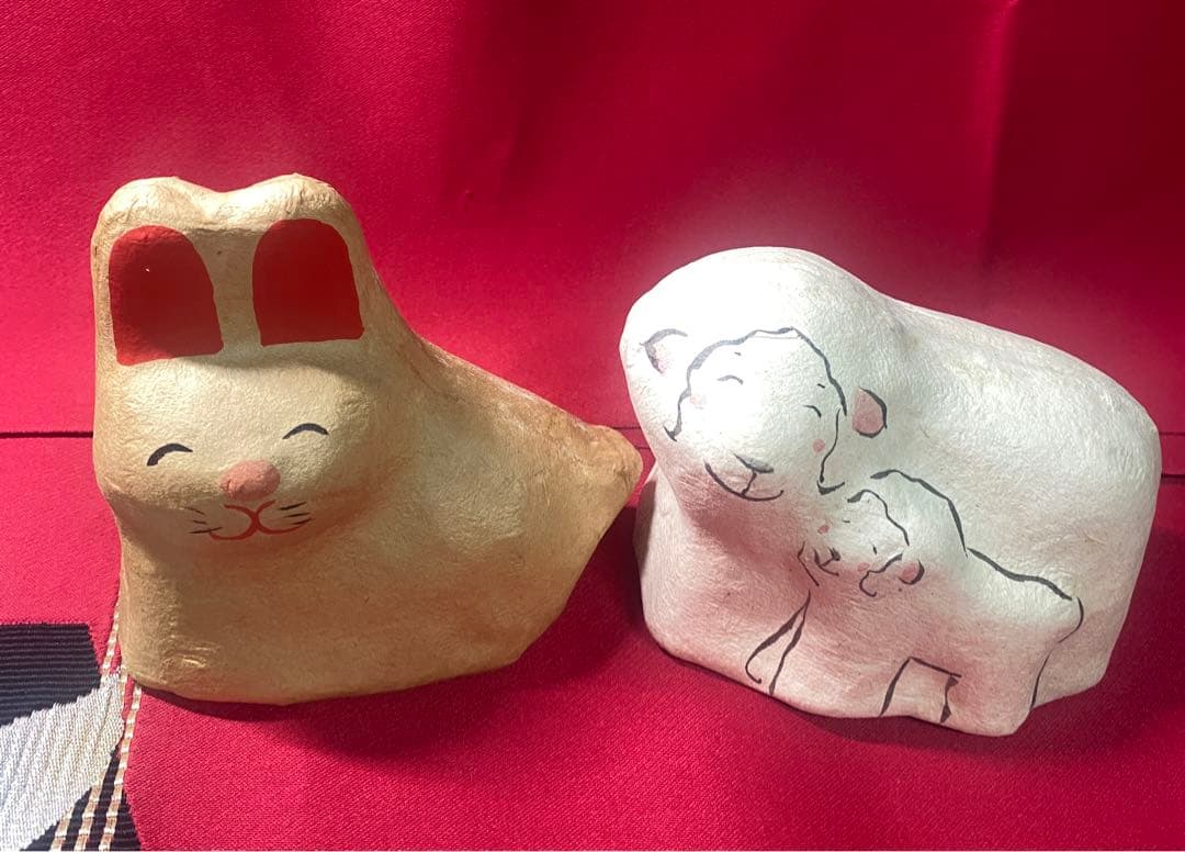 上山張子　ぞう六　蔵六面工房 干支　張り子　置物 11干支