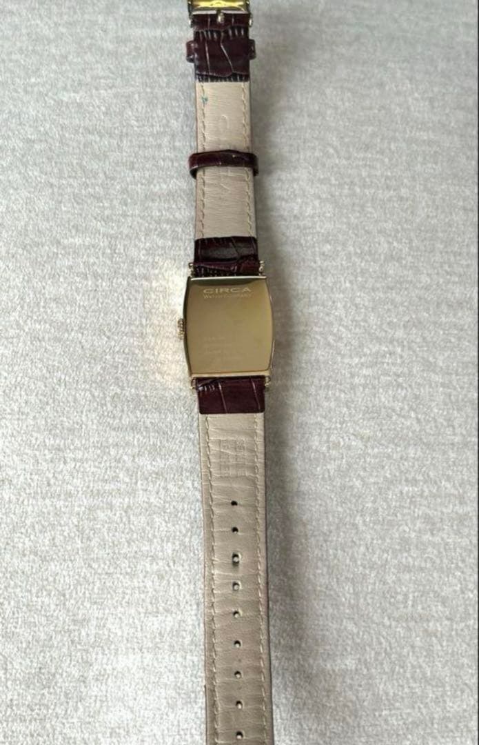 【電池交換済】CIRCA 23K GP サーカ腕時計 クォーツ　スモセコ