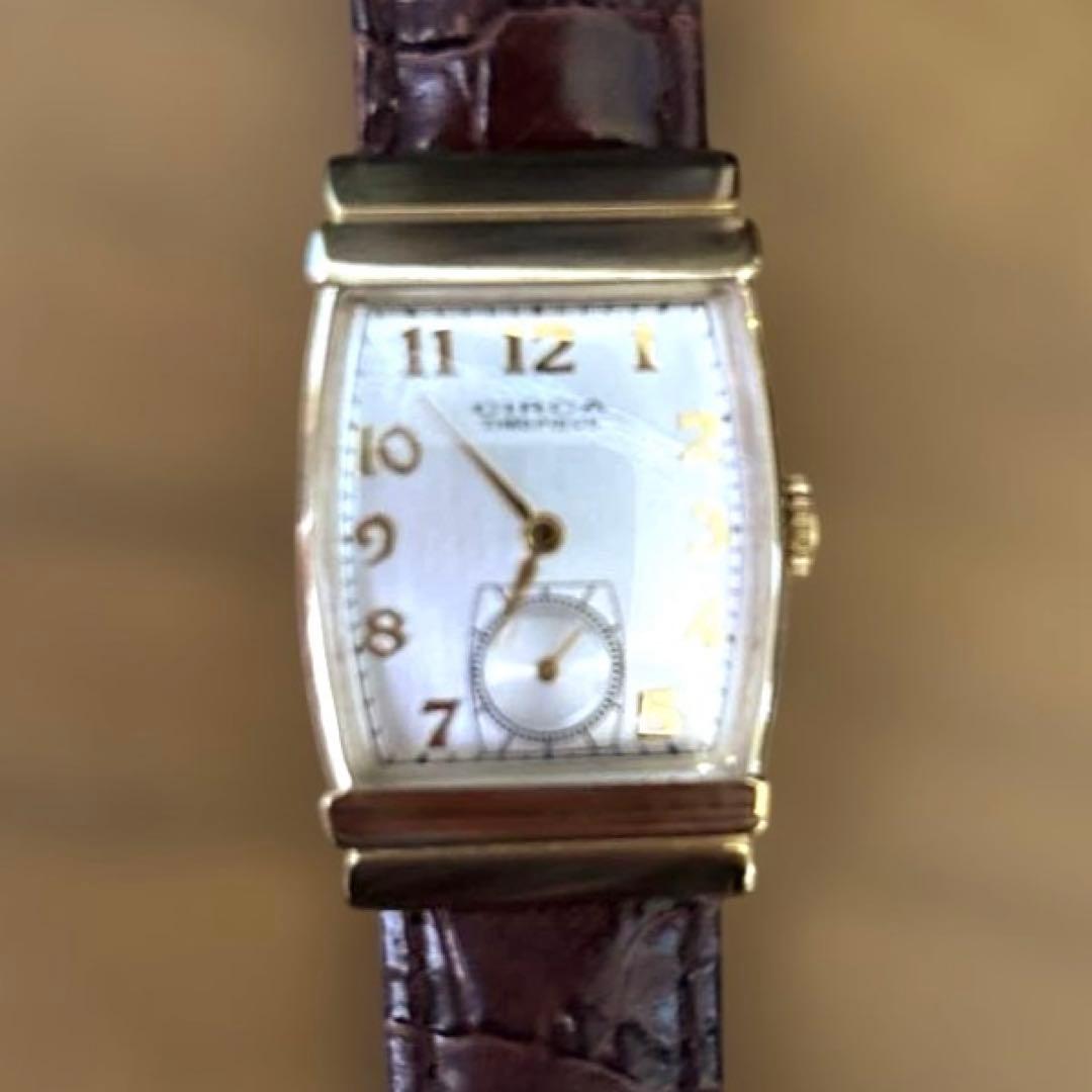 【電池交換済】CIRCA 23K GP サーカ腕時計 クォーツ　スモセコ