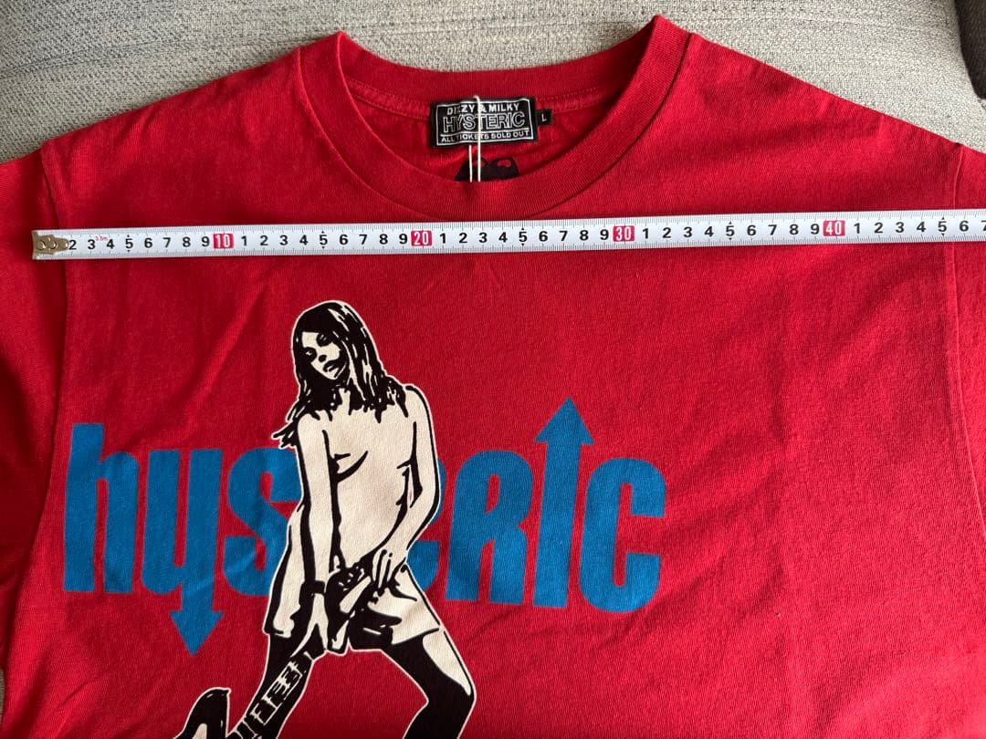 SALE！【未使用】HYSTERIC GLAMOURストーンズTシャツ Lサイズ