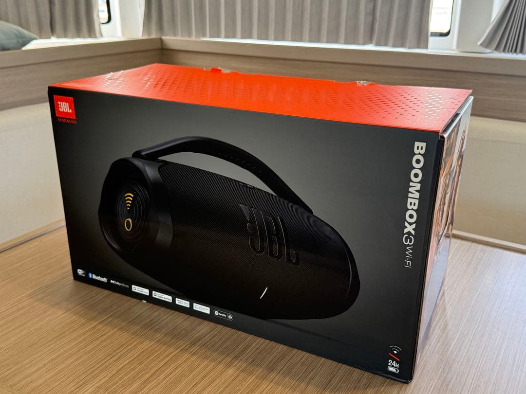 【新品 開梱】JBL Boombox3 Wi-Fi Bluetoothスピーカー