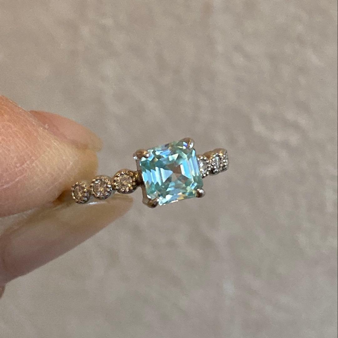 PTモアサナイトリング　13号