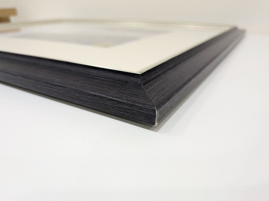 1月限定価格【シルクスクリーン版画】吉岡浩太郎　ホワイトクリスマス　額付き