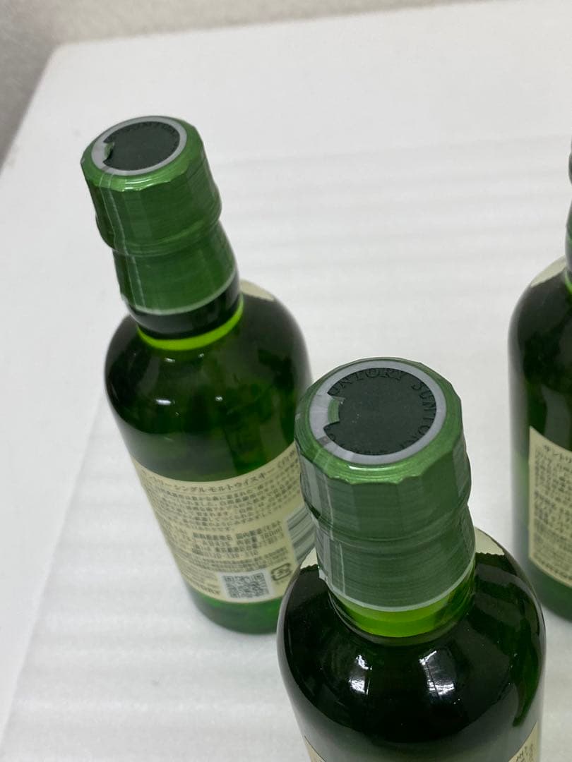 3-2493 サントリー 白州 ミニボトル ウイスキー180ml 5本セット