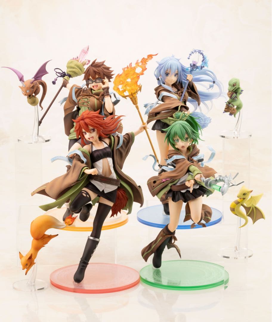 コトブキヤ特典付 霊使い エリア ヒータ ウィン アウス フィギュア 憑依覚醒付