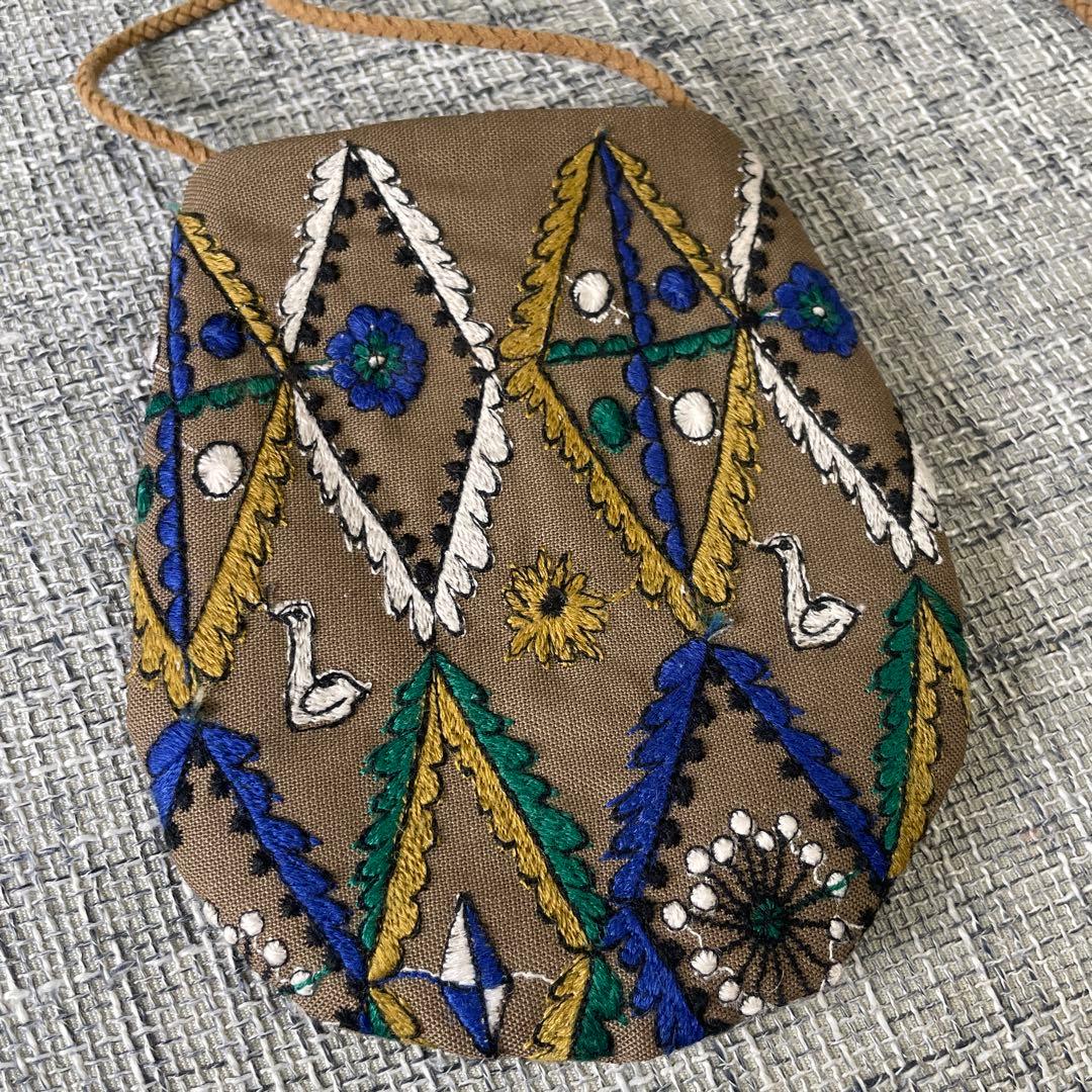 美品 ミナペルホネン forest diamond ポシェット