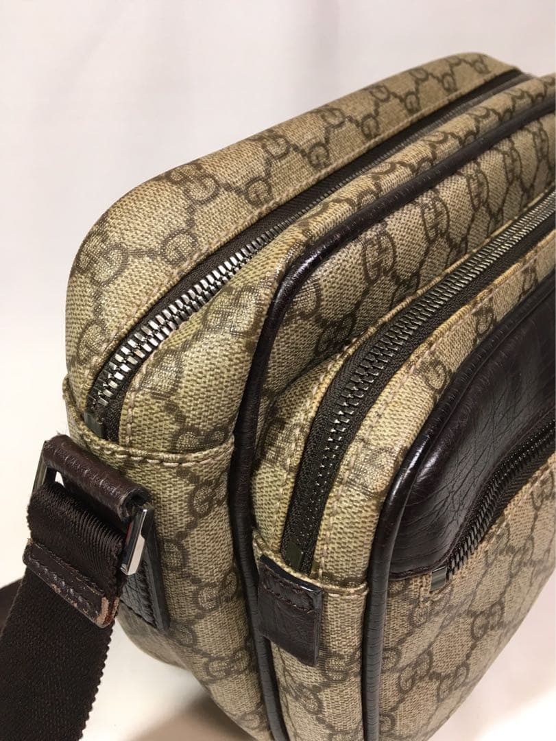 グッチ　PVC GG柄　ショルダーバッグ