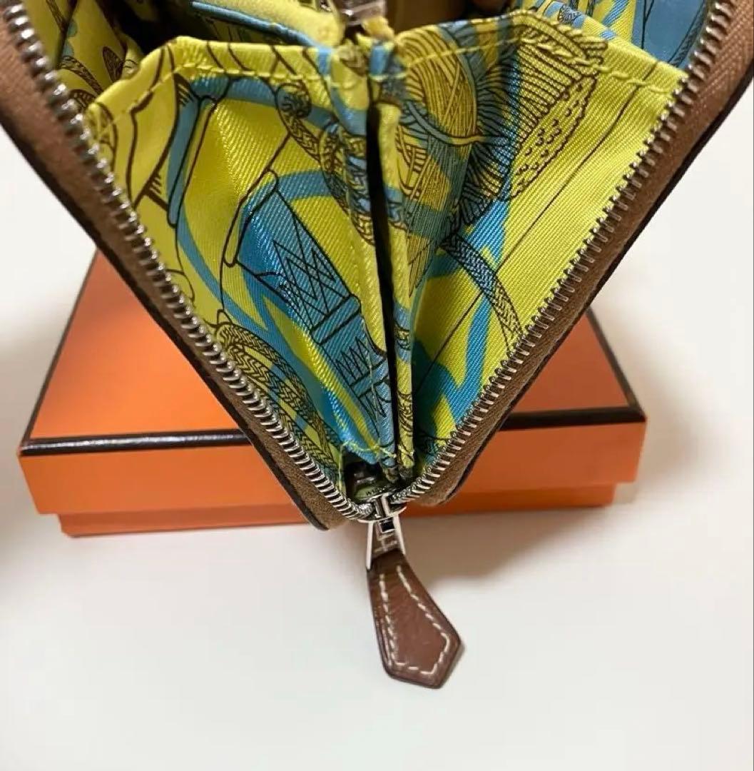 超美品★エルメス アザップ シルクイン コンパクト エプソン Z刻印 正規品