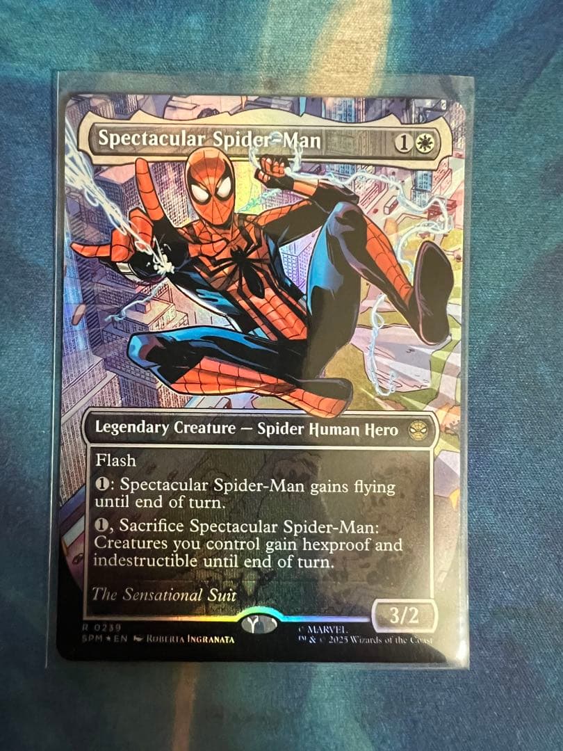 MTG スペクタキュラー・スパイダーマン(239) テクスチャーfoil