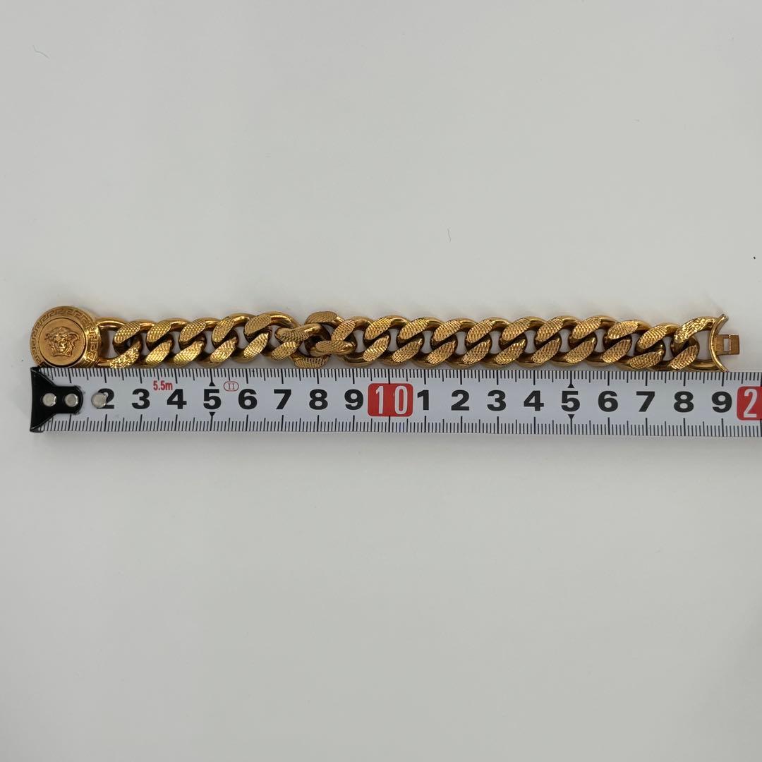 【最終底値】VERSACE ブレスレット メデューサ 喜平チェーン ゴールド