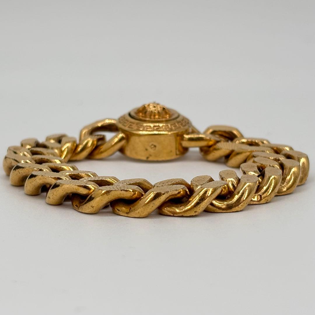 【最終底値】VERSACE ブレスレット メデューサ 喜平チェーン ゴールド