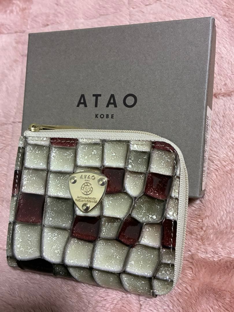 アタオ　atao 財布　ミリモ　アンティークルビー