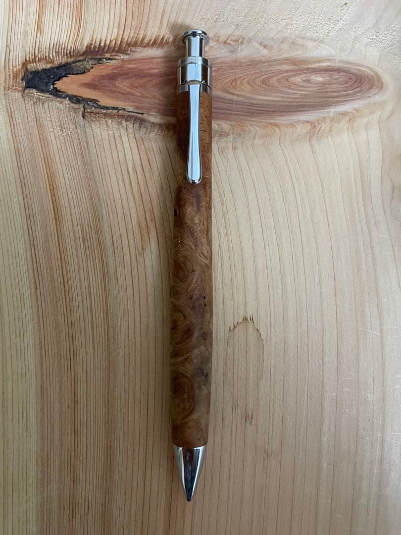 チャーーハン 工房楔　花梨瘤杢　0.5mmシャープペンシル
