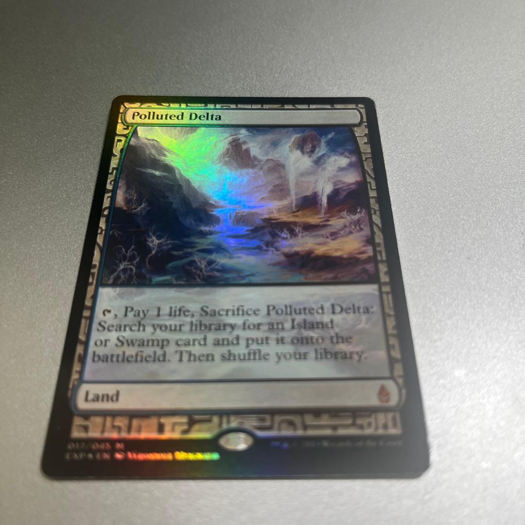 ②MTG foil 《汚染された三角州/Polluted Delta》[EXP