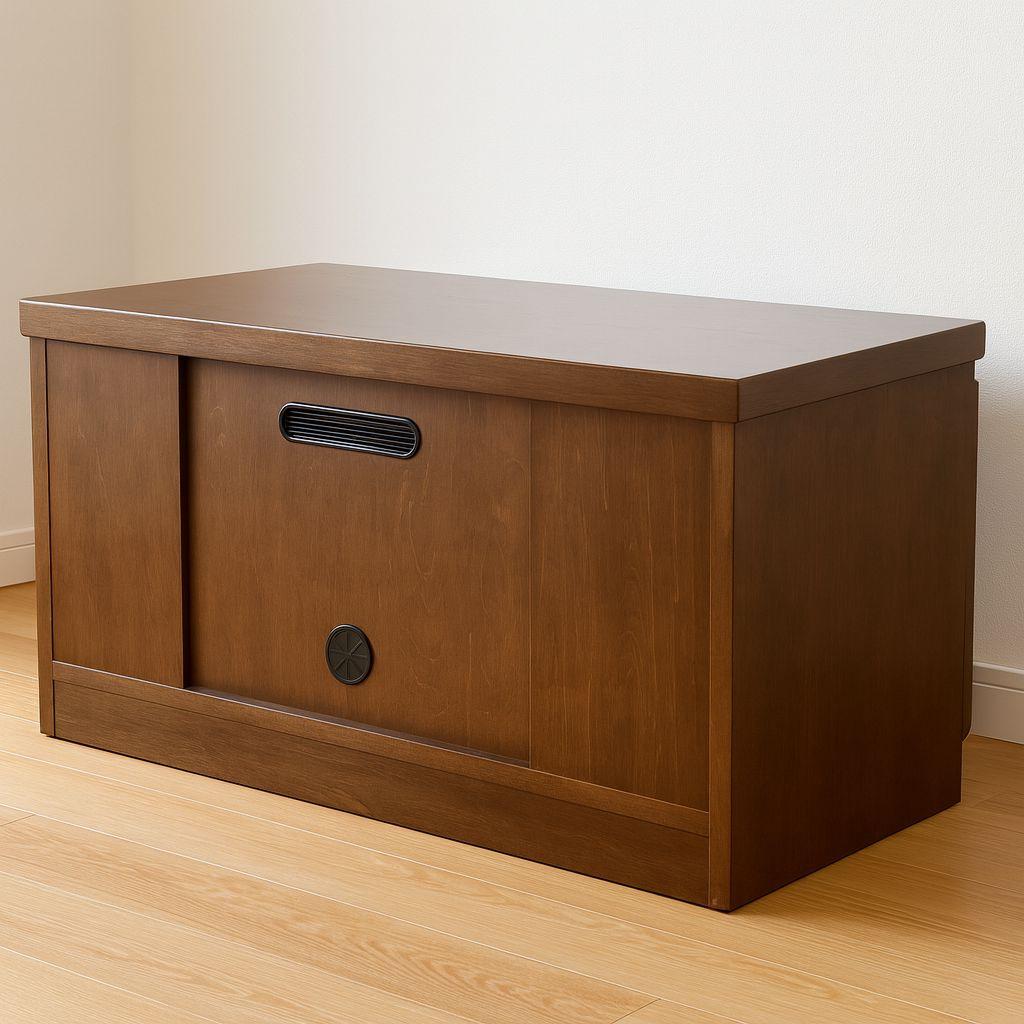 ​【karimoku】カリモク製 木製ローボード/テレビ台 W88cm ガラス扉