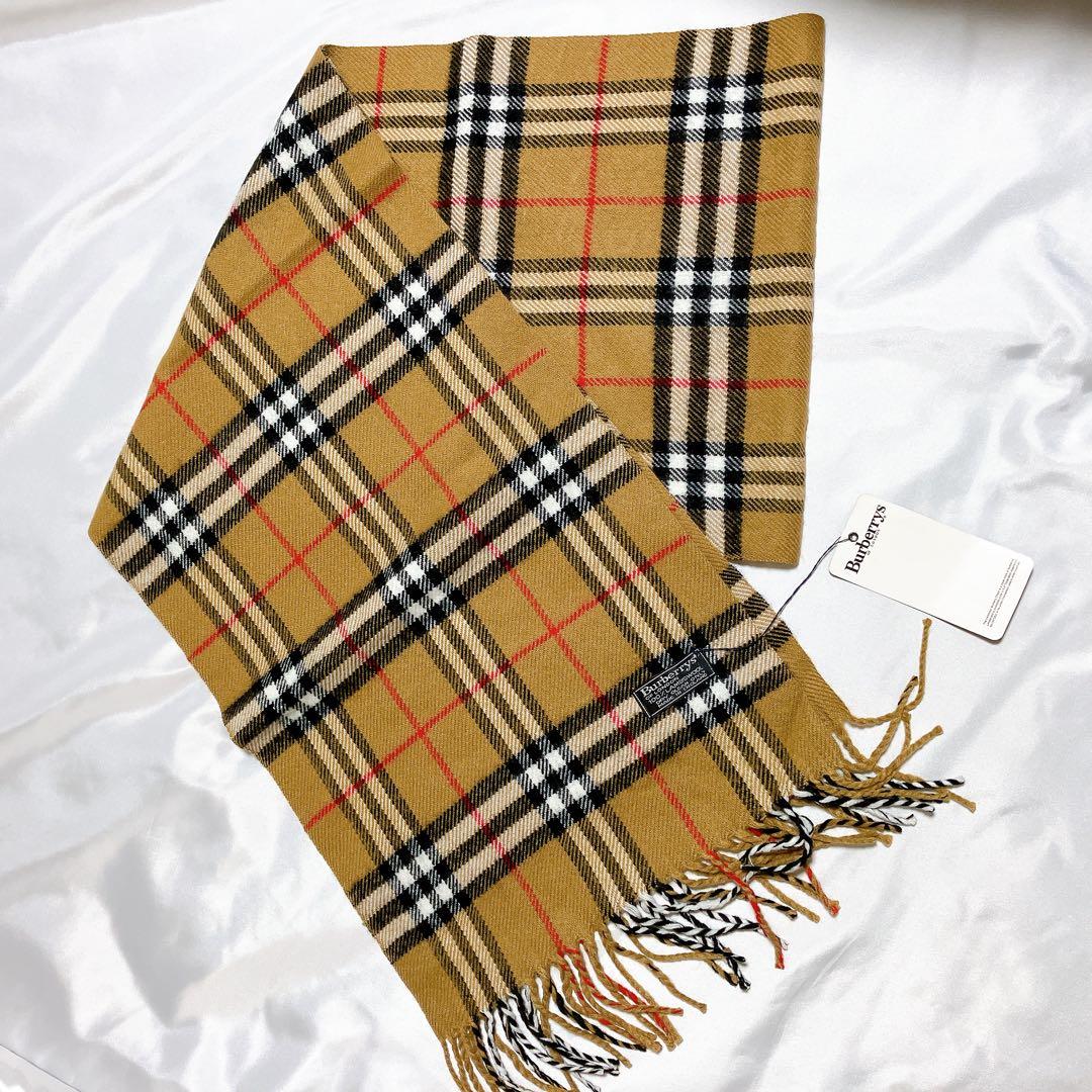 YUU'shop　バーバリー ノバチェック マフラー ストール ラムウール