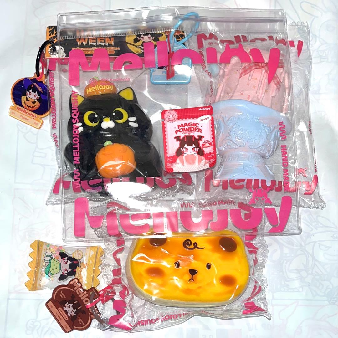 mellojoy メロジョイ ロゴ入袋 粉 ドーパミン ハロウィン猫 チーズベア