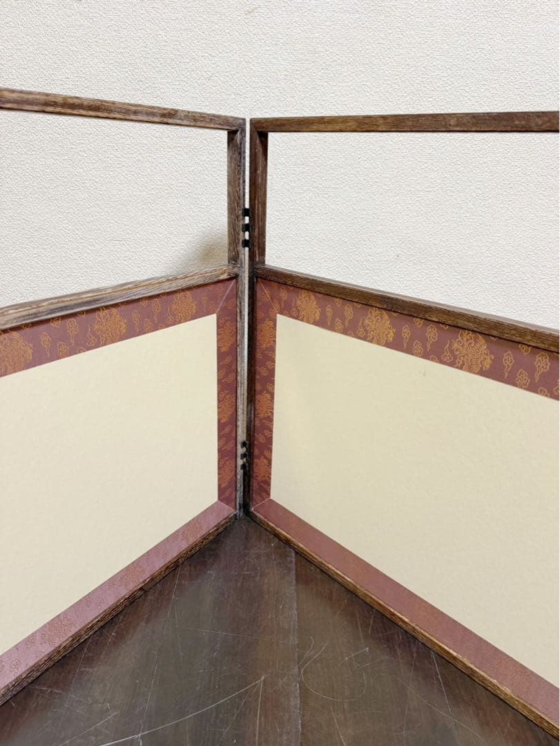 茶道具 桑缘 雲鵬 風炉先屏風 裏白 上透かし 両面使い 茶室道具