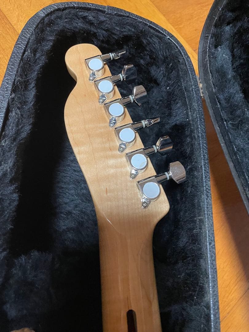 テレキャスターカスタムモデル、Bigsby B5トレモロアーム付き。