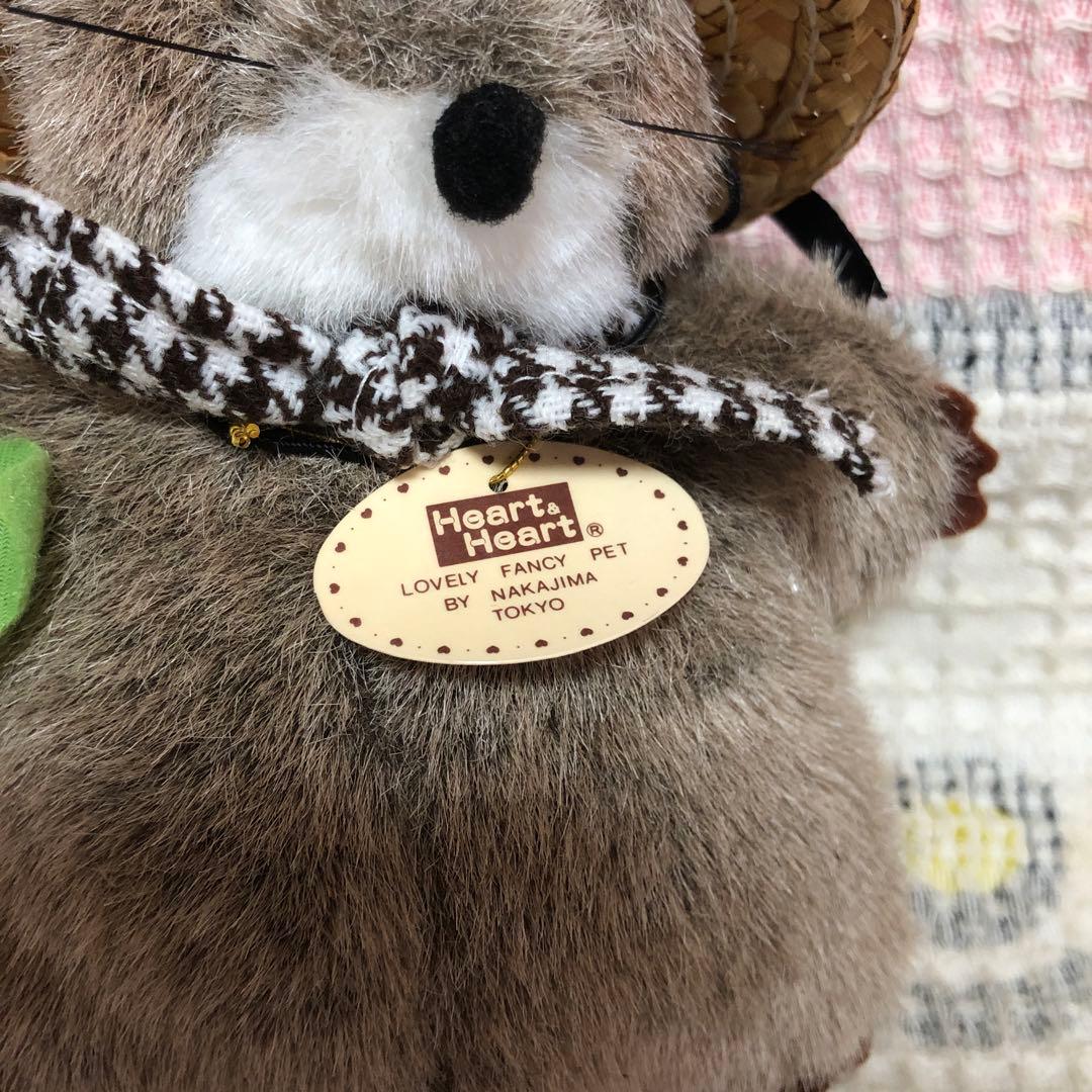 昭和レトロ ナカジマ Heart＆Heart アンクル・モグ　ぬいぐるみ　5こ
