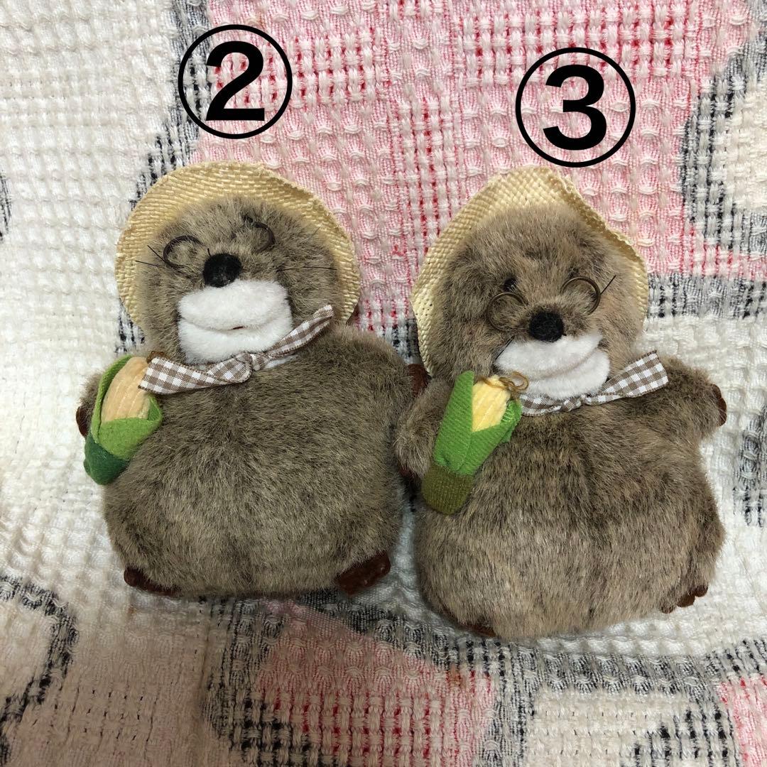 昭和レトロ ナカジマ Heart＆Heart アンクル・モグ　ぬいぐるみ　5こ