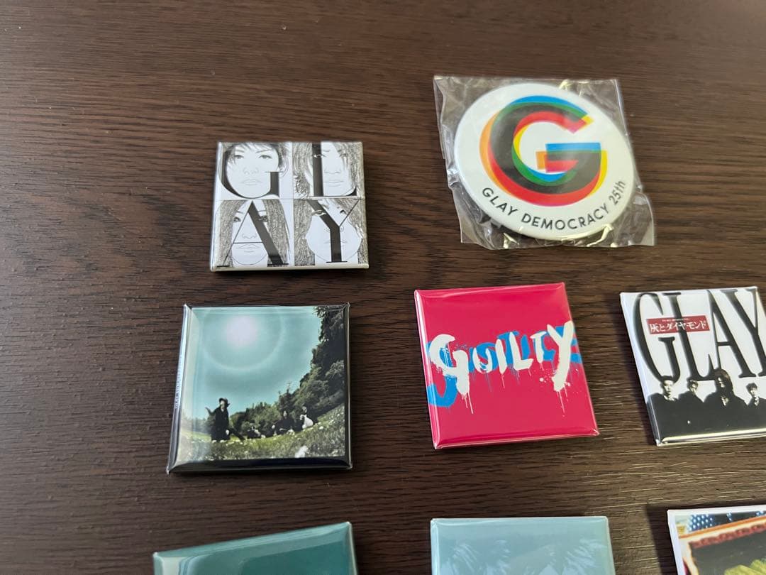 GLAY 缶バッジ　17個セット