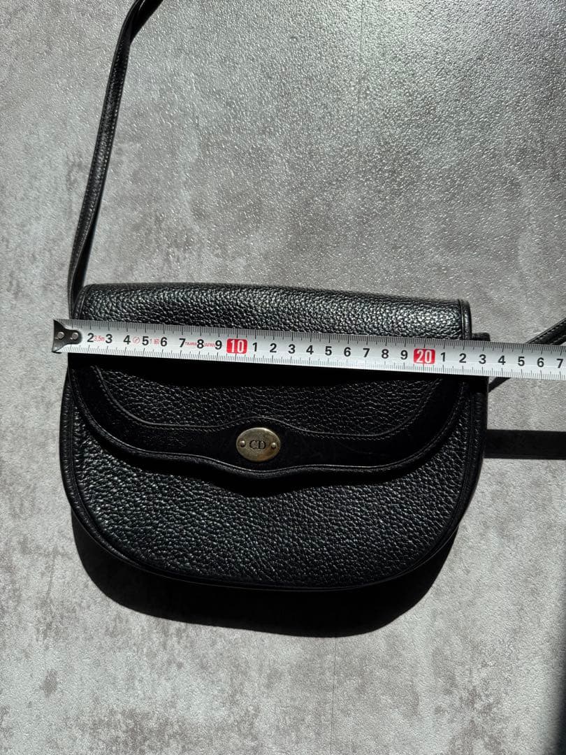 バッグ Christian Dior lether sholder bag black