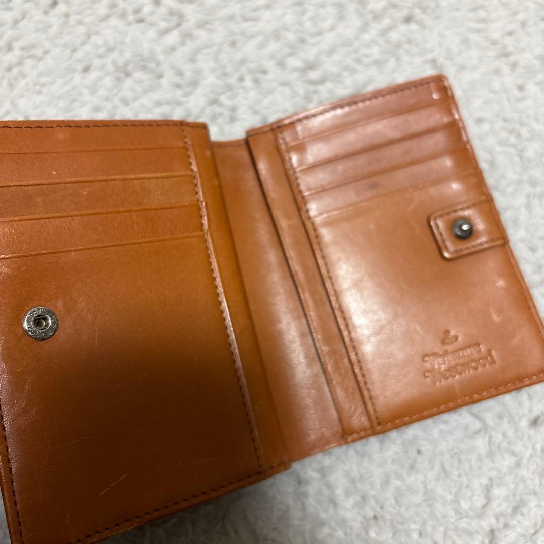 Vivienne Westwood 折財布 口金 がま口　レザー　ブラック