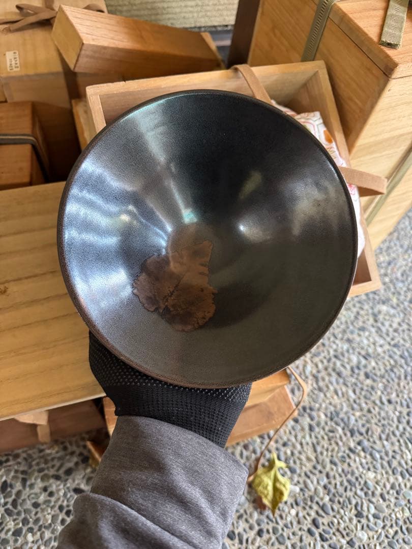 ‼️リサイクルFORT‼️BLACKフライデー②‼️中国の木葉文黒茶碗‼️激安します‼️