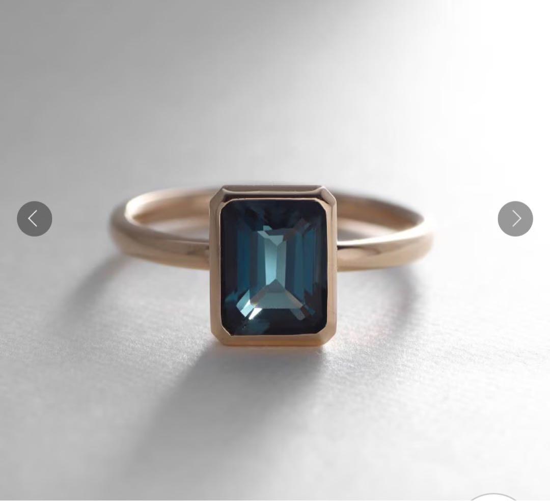 COCOSHNIK ココシュニック　ロンドンブルートパーズ　リング