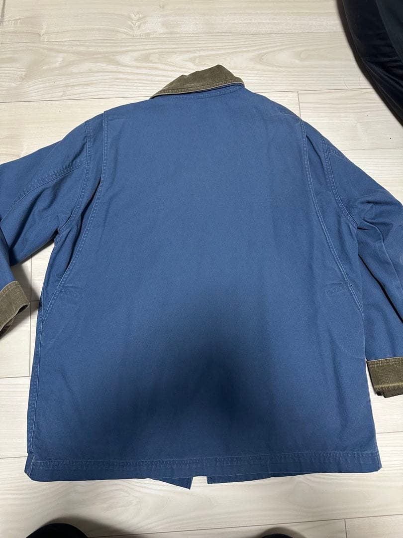 【レアカラー超美品】L.L.Beanハンティングジャケット ブルー ライナー付き