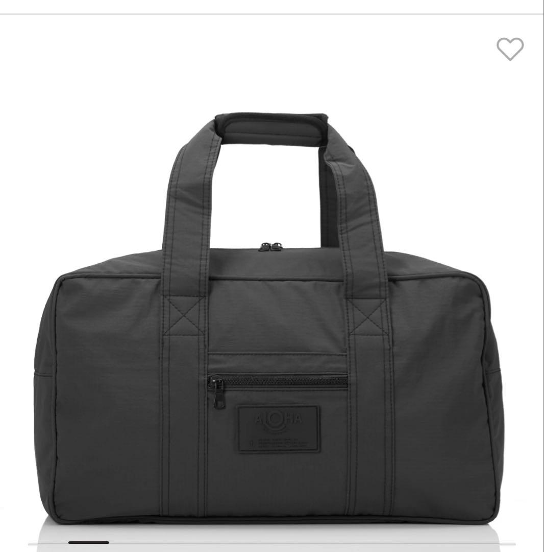 アロハコレクション☆aloha collection☆ボストンバッグ 旅行鞄 黒