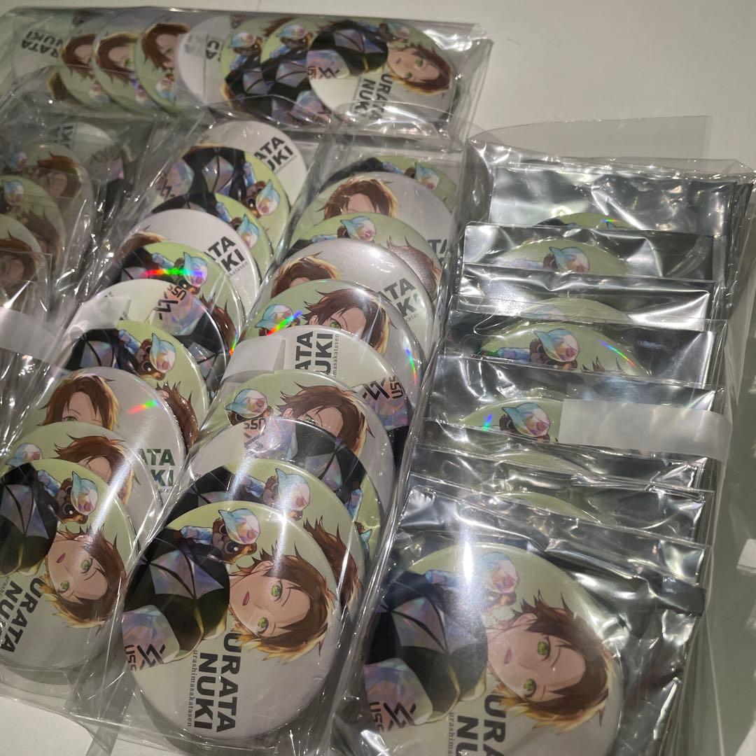 J42.うらたぬき 缶バッジ YF 浦島坂田船 配信ライブ 2020 等身