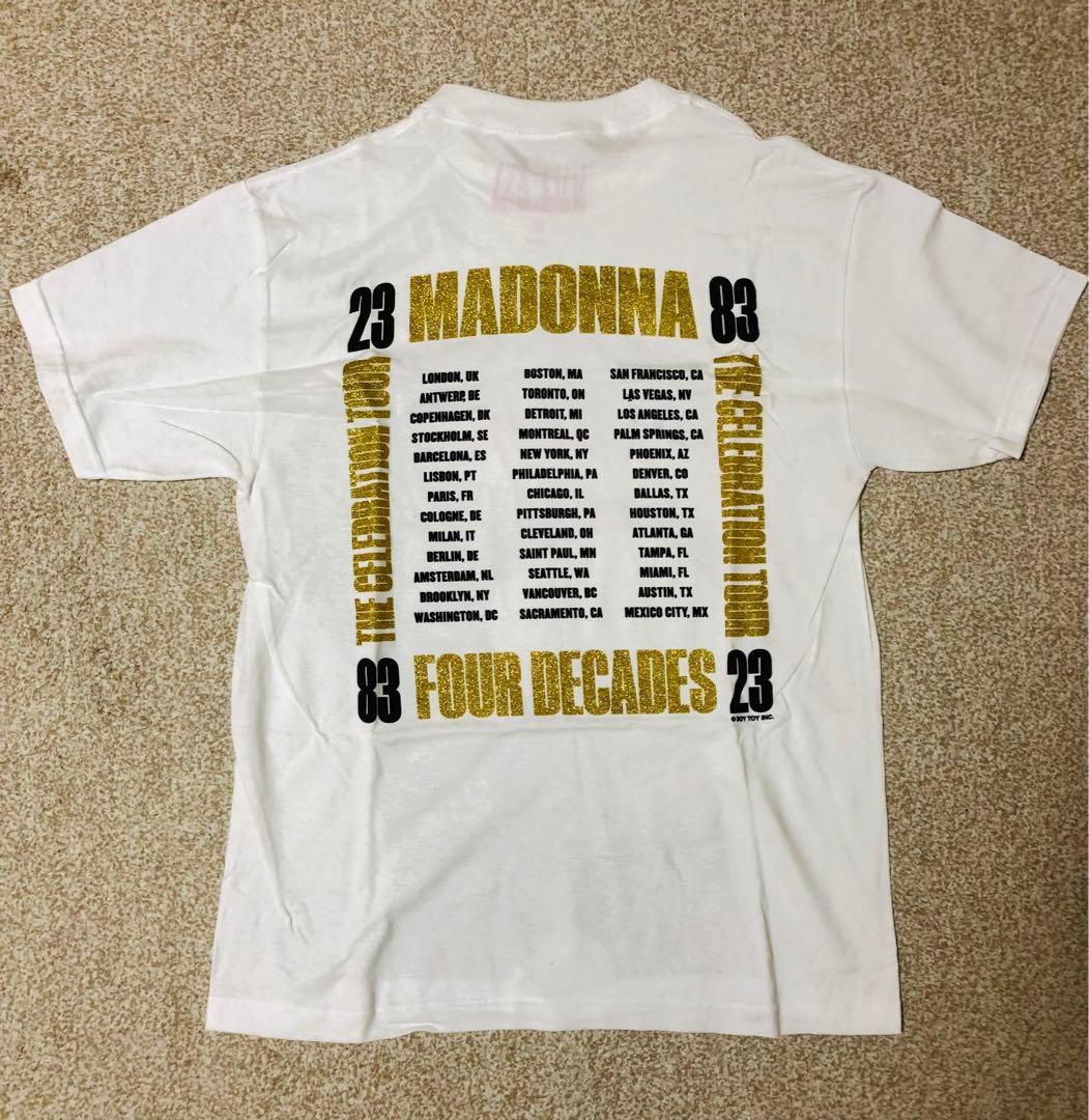 マドンナMadonna♪ 2023ロンドンツアーTシャツ（コンサート記念グッズ）