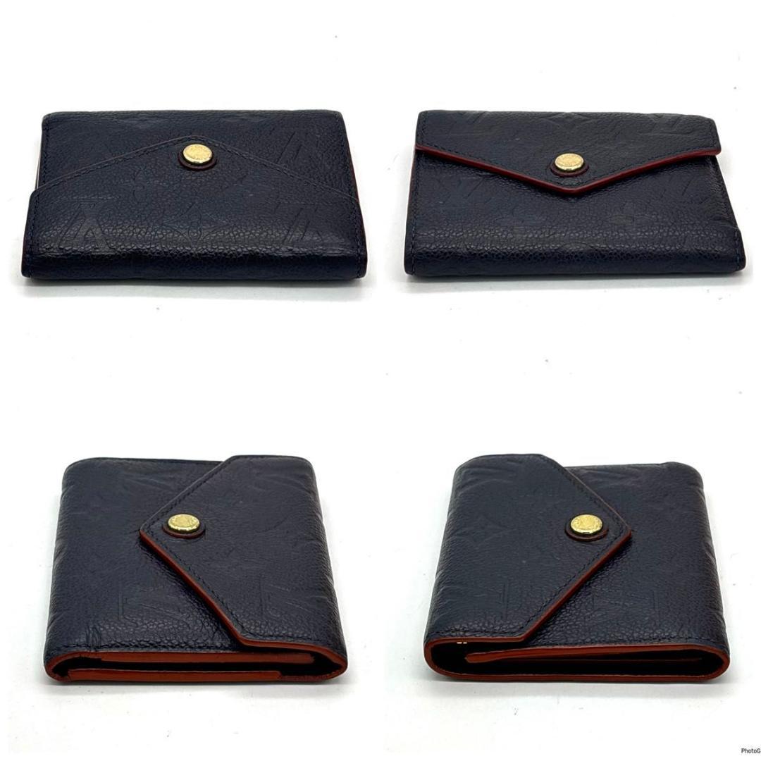 ルイヴィトン アンプラント ヴィクトリーヌ マリーヌルージュ 三つ折り財布