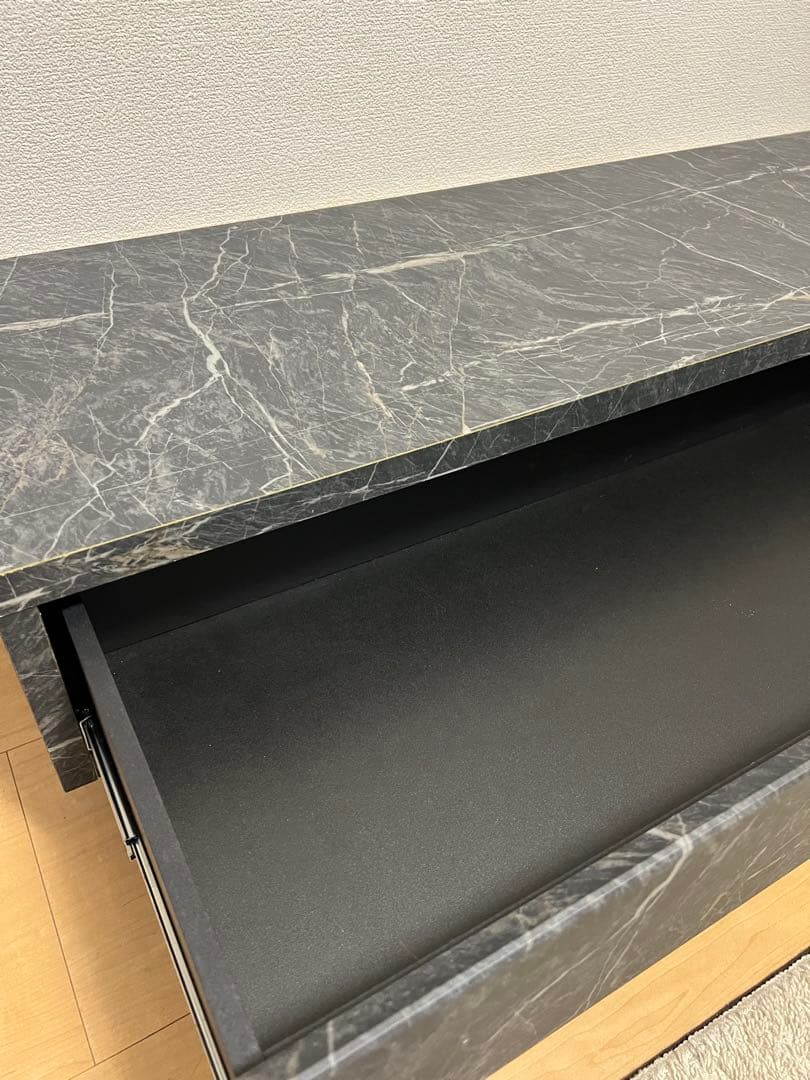 【rafraichir17】LOWYA テレビボード 大理石柄